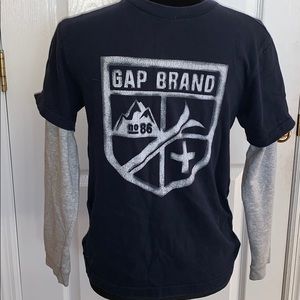 Kids Gap Long Sleeve Layer Look Tee